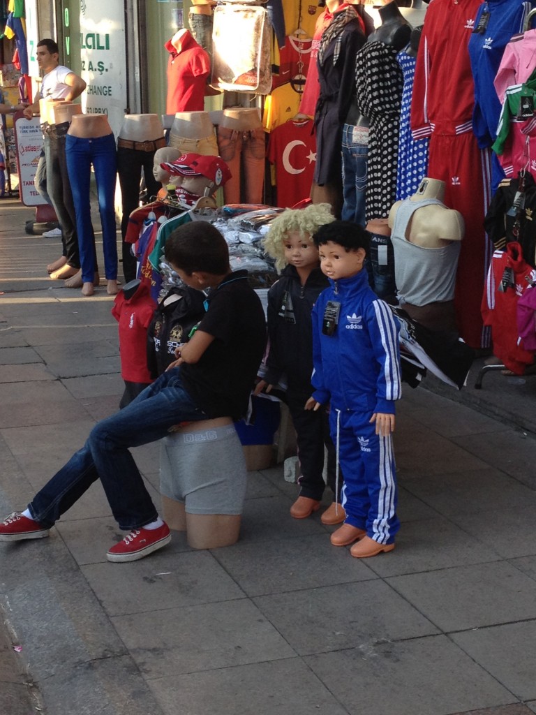 and creepy child mannequins