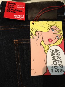 Naked & Famous rare and raw Japanese denim