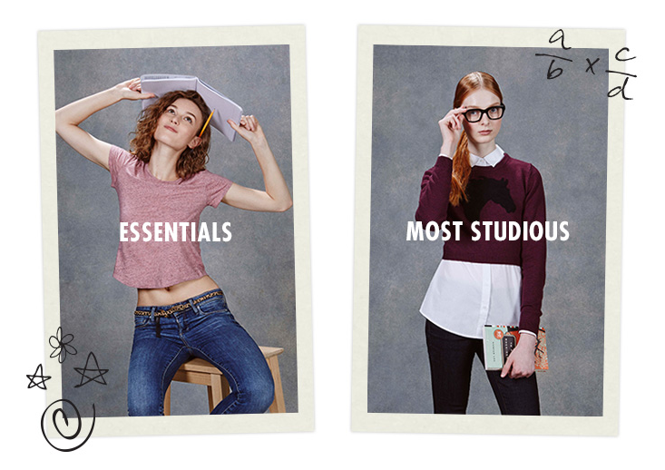 Aritzia back to school looks: Essentials and Most Studious models 2014