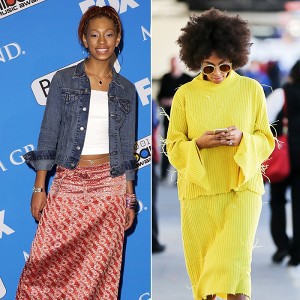 solange knowles yellow outfit