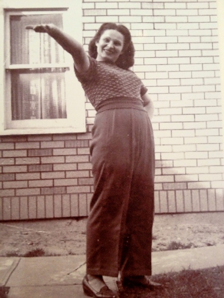 black and white photo of women starting to wear pants in the United States
