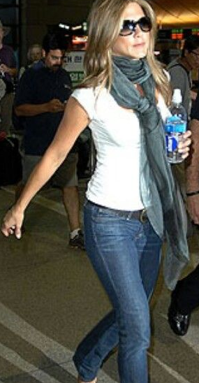 Jennifer Aniston's travel style
